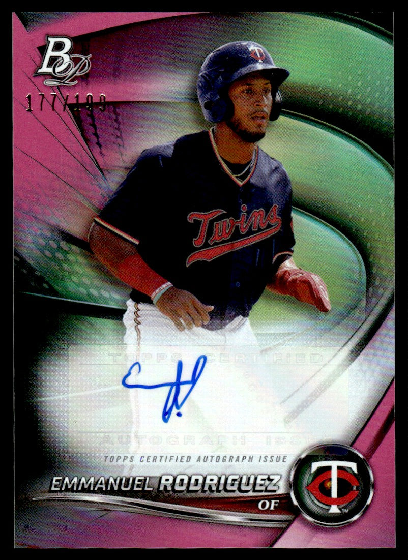 2022 Bowman Platinum TOP-97 Emmanuel Rodriguez /199 Auto