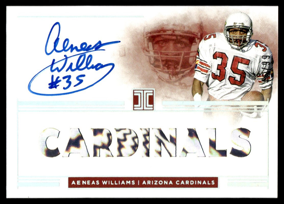 2020 Panini Impeccable Aeneas Williams Impeccable Logo Autograph /99