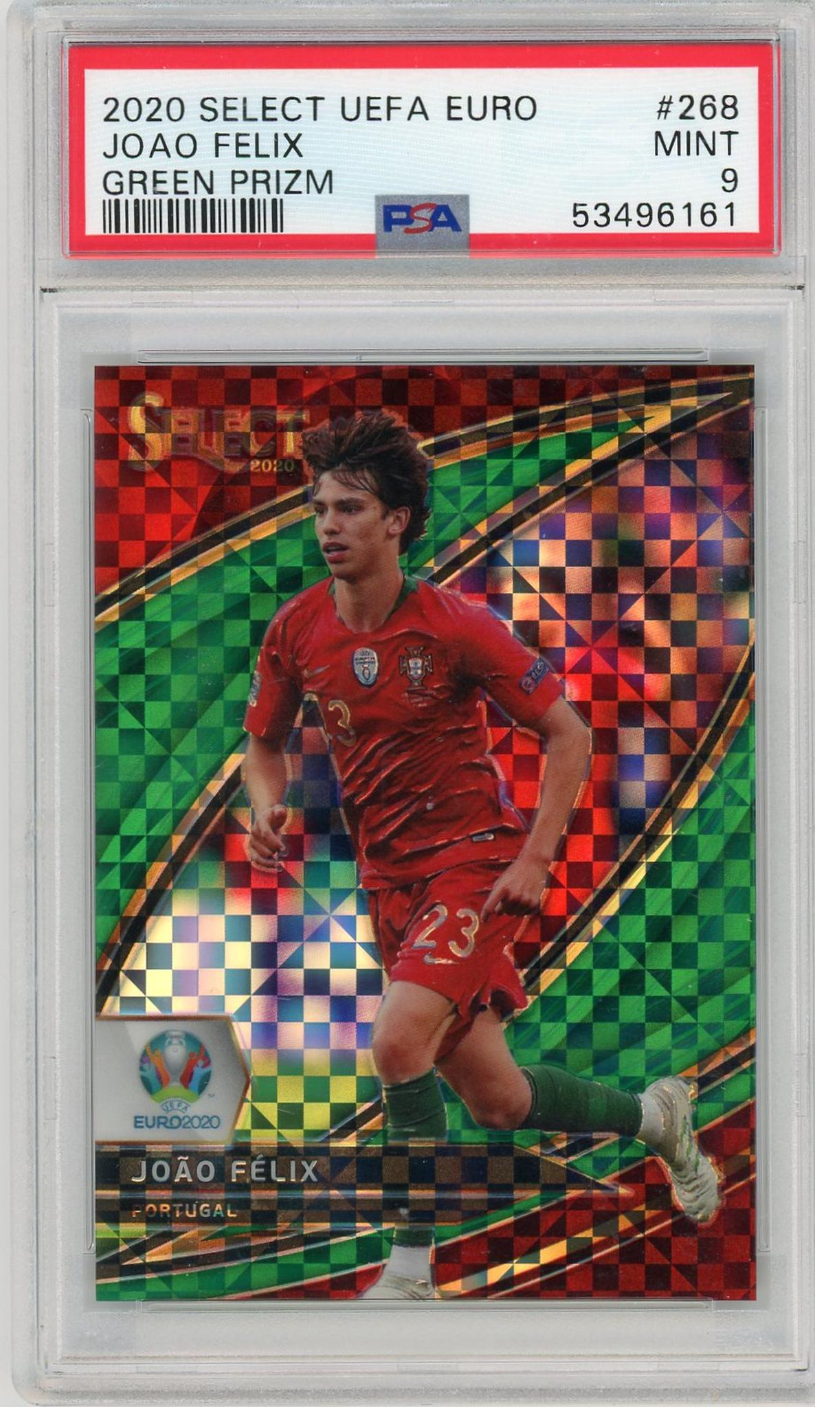 2020 Panini Select Green Prizm João Félix #268 /5 PSA 9