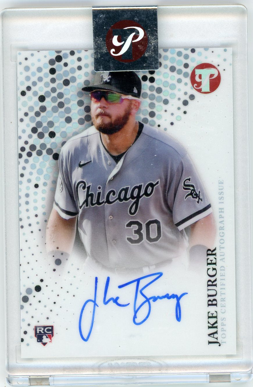 2022 Topps Pristine PA-JBU Jake Burger Pristine Autographed Rookie  White Sox