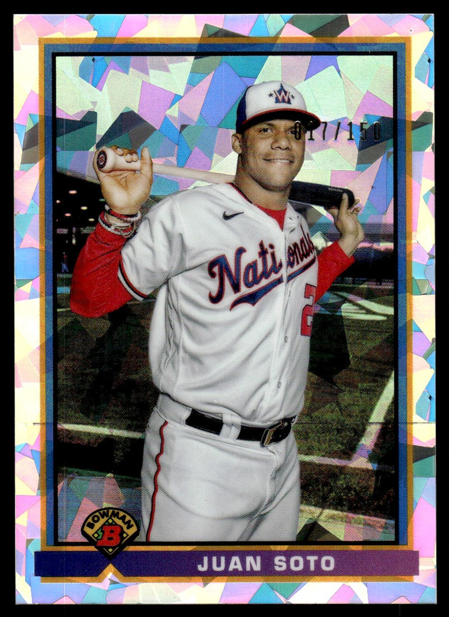 2020 Bowman Chrome Atomic /150 #91BJS Juan Soto