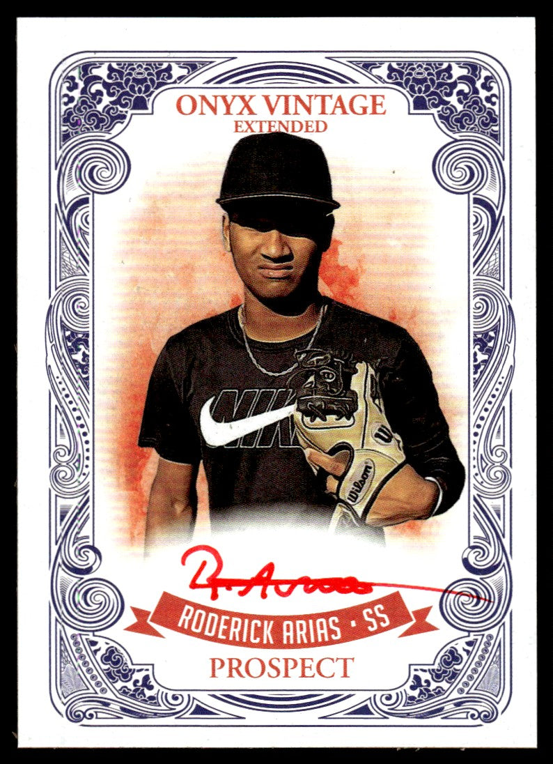 2021 Onyx Vintage Roderick Arias Extended Red Auto