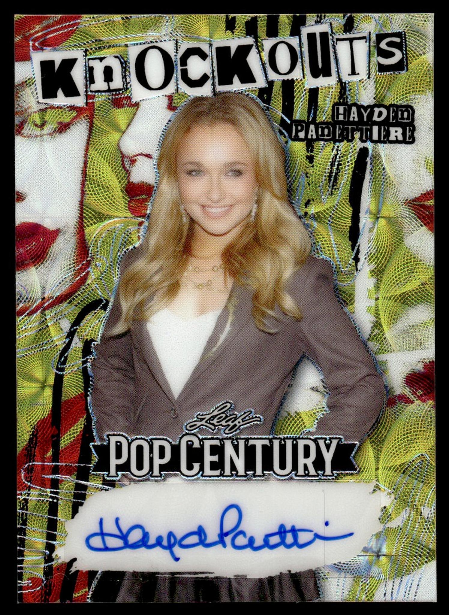 2023 Leaf Pop Century Hayden Panettiere Knockouts Gold Auto 1/1 #K-HP1 