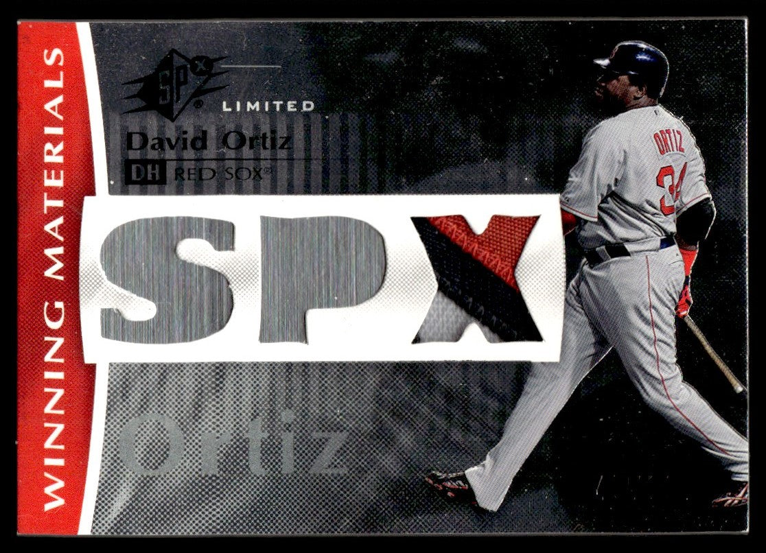 2008 Upper Deck SPX Winning Materials Relic David Ortiz