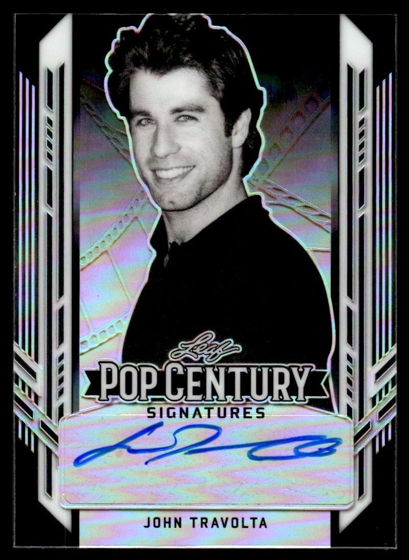 2021 Leaf Pop Century John Travolta Signatures 5/7 Auto #BA-JT1