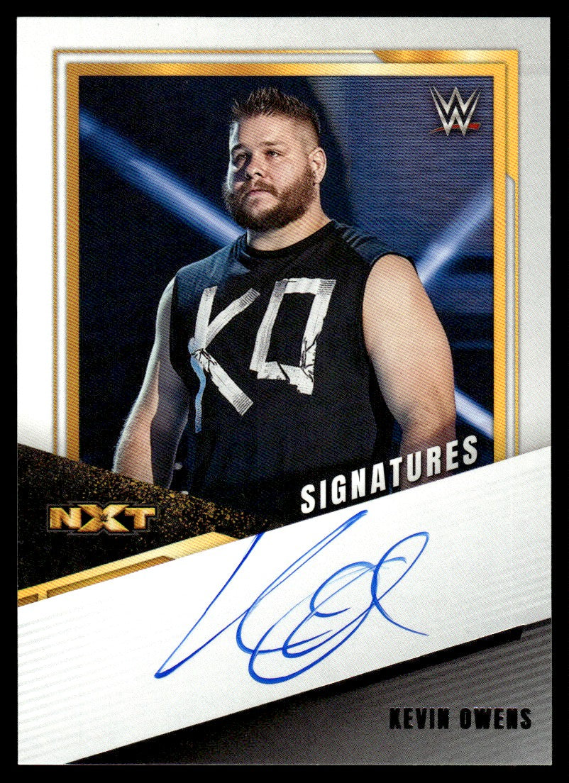 2022 Panini NXT WWE Kevin Owens Alumni Signatures Raw Auto