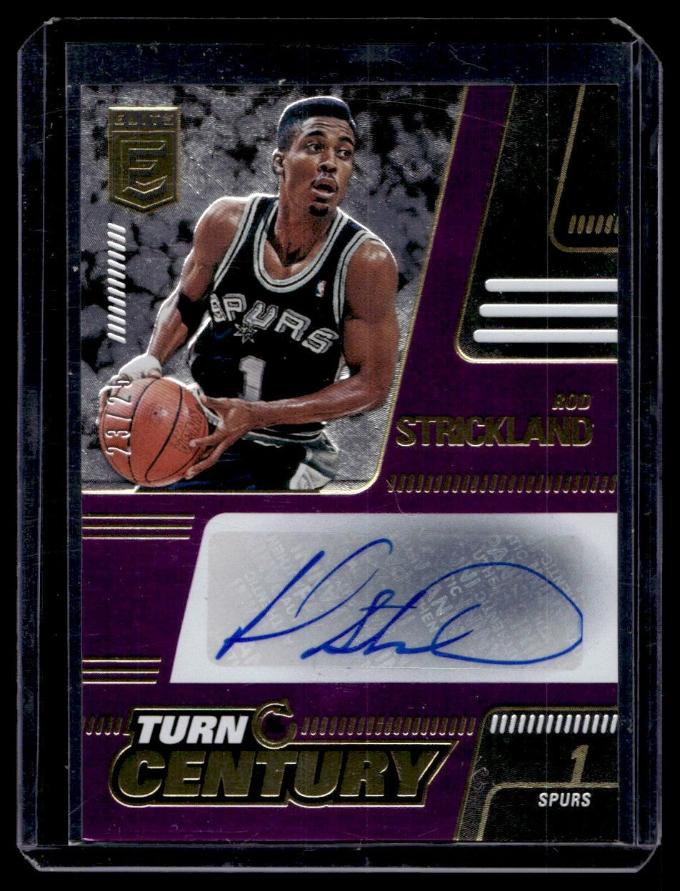 2021 Panini Donruss Elite TC-RST Rod Strickland Turn of the Century Auto /25