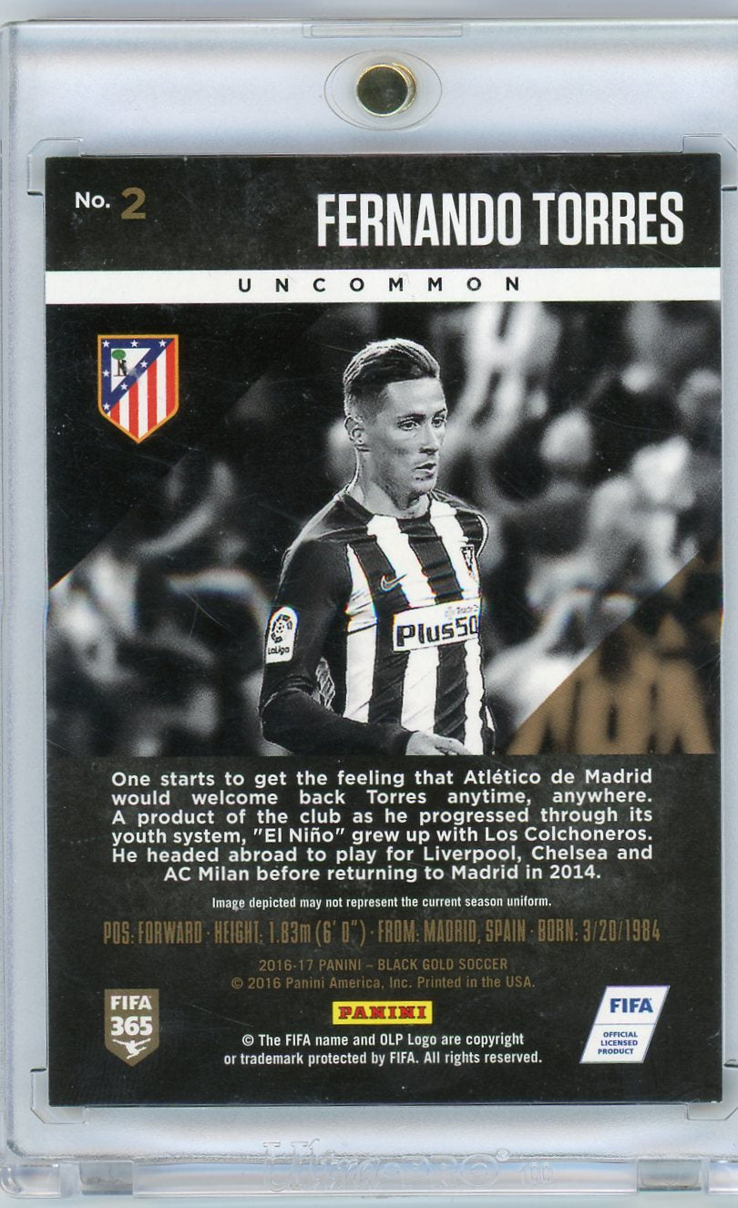 2016 Panini Black Gold Soccer 2 Fernando Torres Uncommon  /75