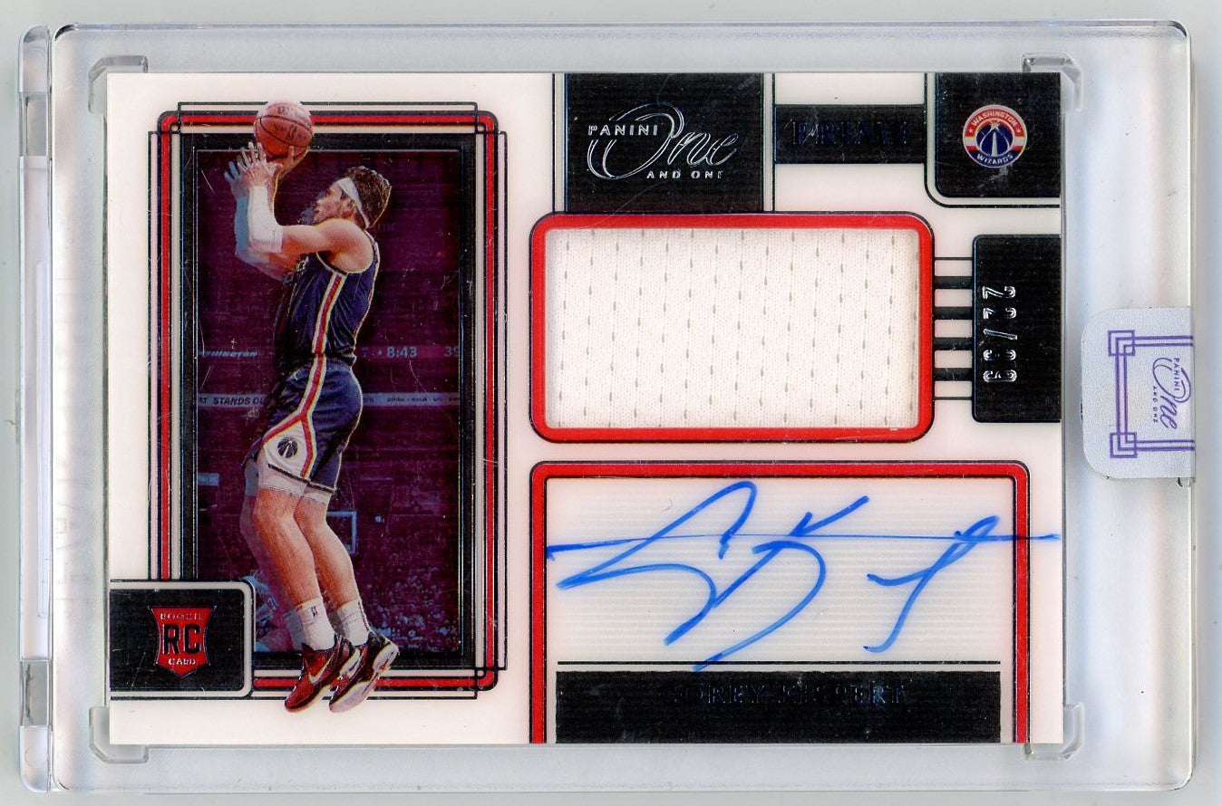 2021 Panini One and One Prime Corey Kispert #PR-CKP RC Auto /99