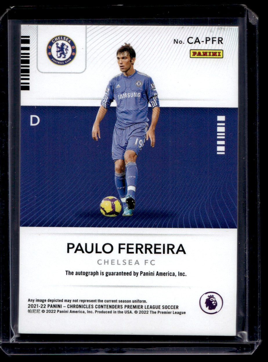 2021 Panini Chronicles Contenders CA-PFR Paulo Ferreira Autographs  /500