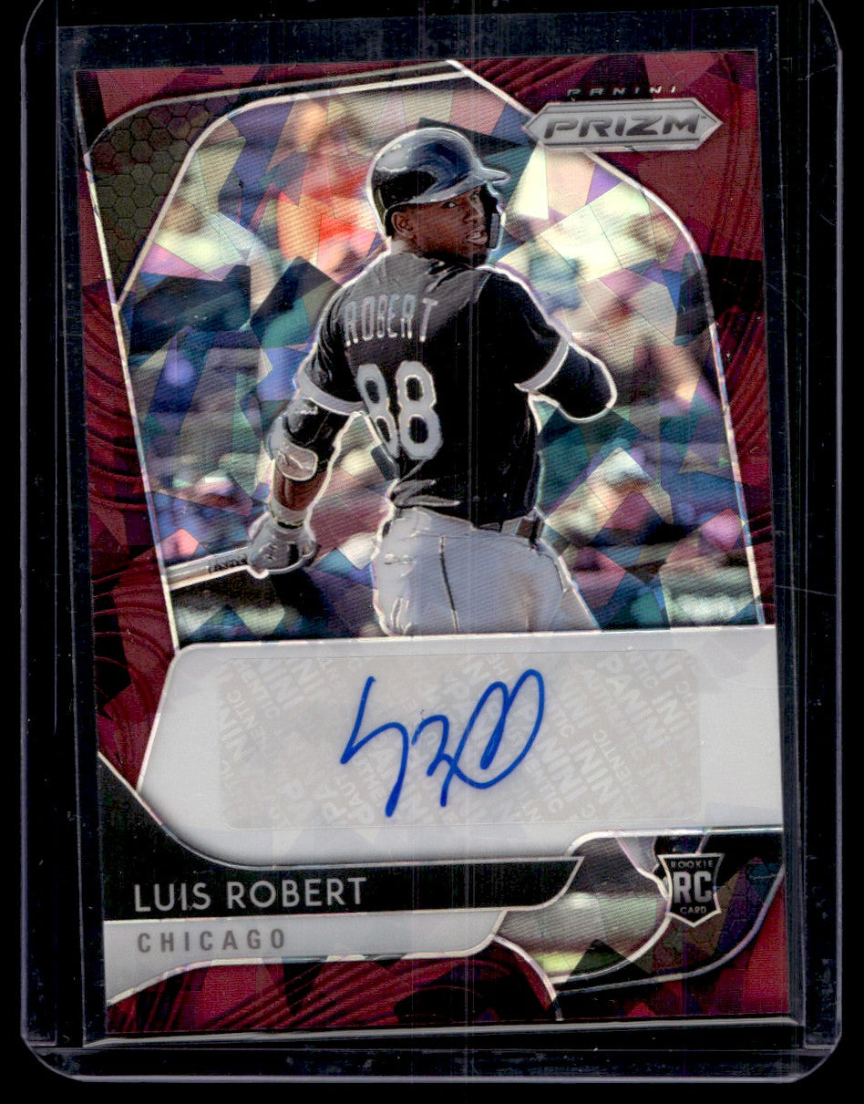 2020 Luis Robert Panini Prizm Rookie Auto 25/25 Chicago #RA-LR