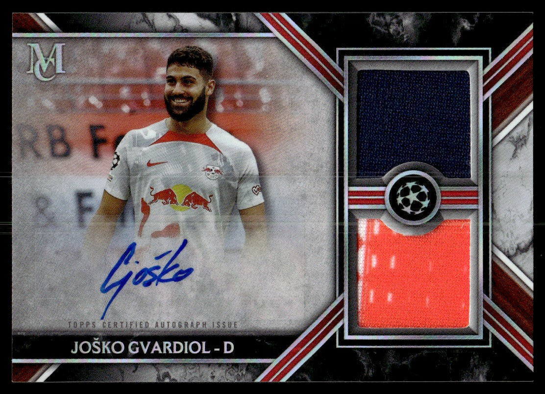 2022 Topps Museum Collection Joško Gvardiol Swatches Auto Dual Patch #SPSD-JG