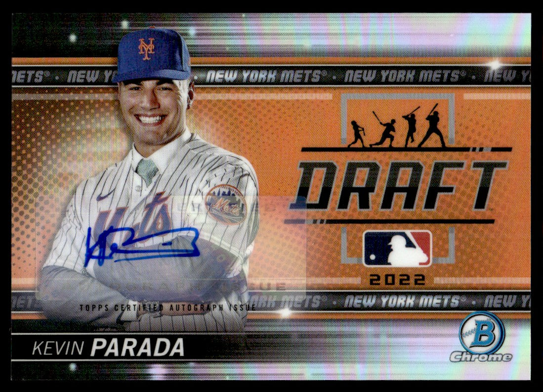 2022 Bowman Chrome Draft Night Auto /99 Kevin Parada