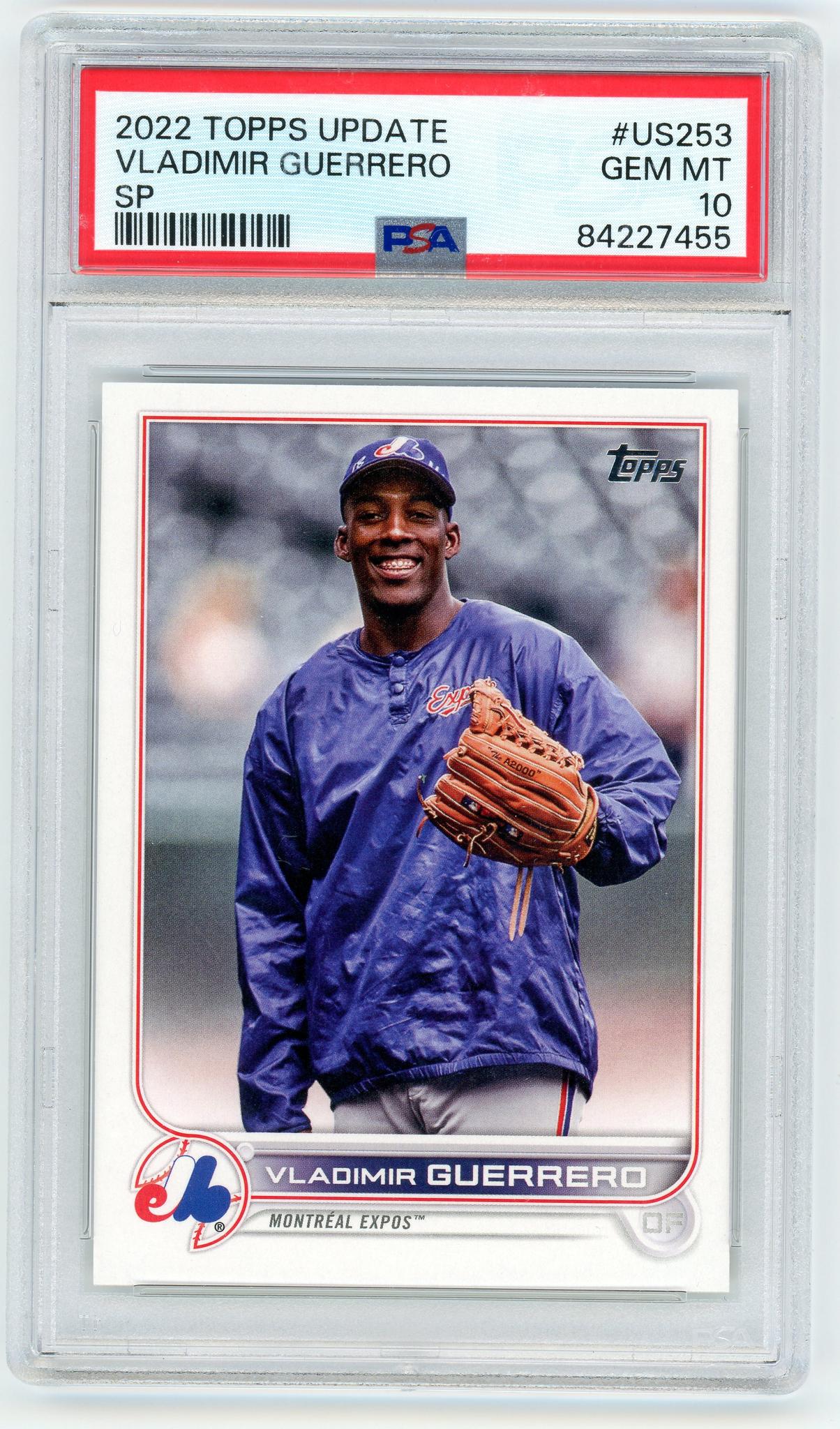 2022 Topps Update US253 Vladimir Guerrero SP PSA 10