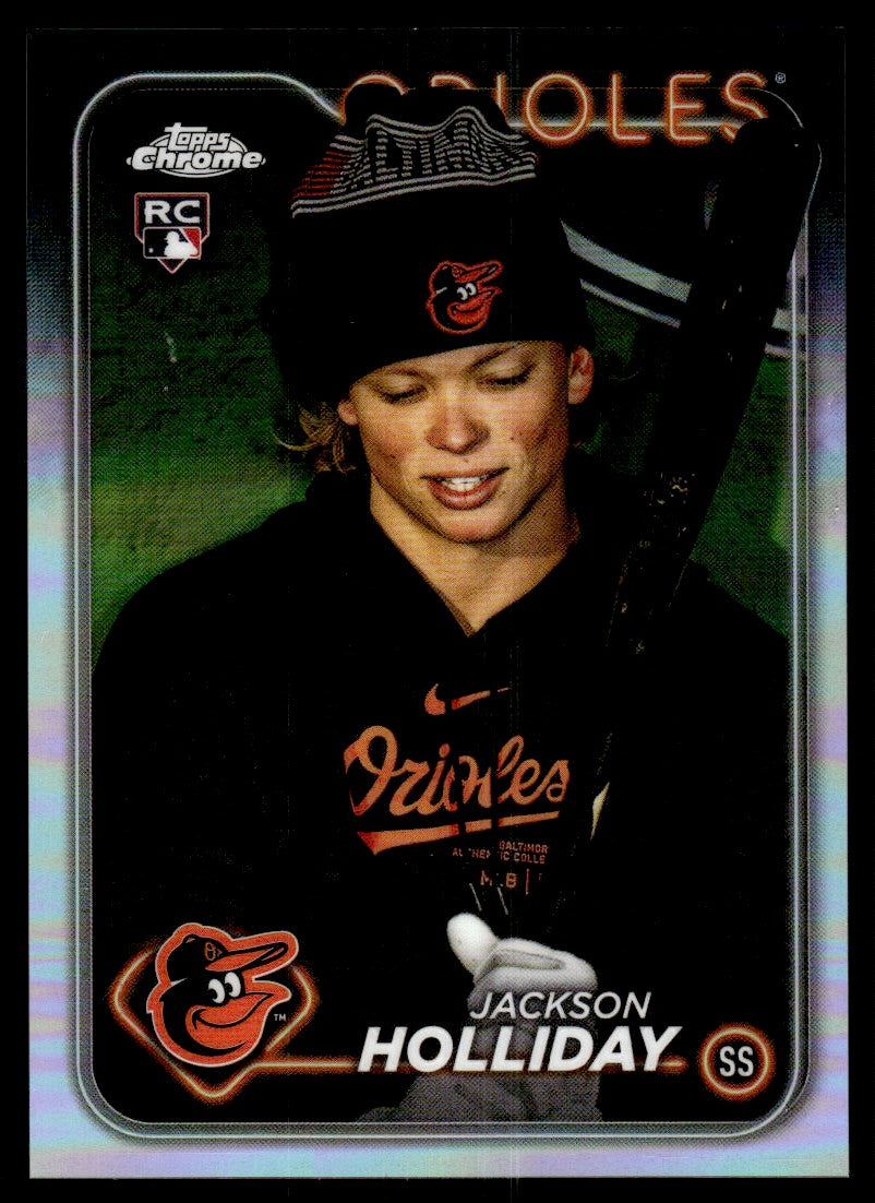 2024 Topps Chrome Jackson Holliday Rookie Refractor Variation #88 RC SP