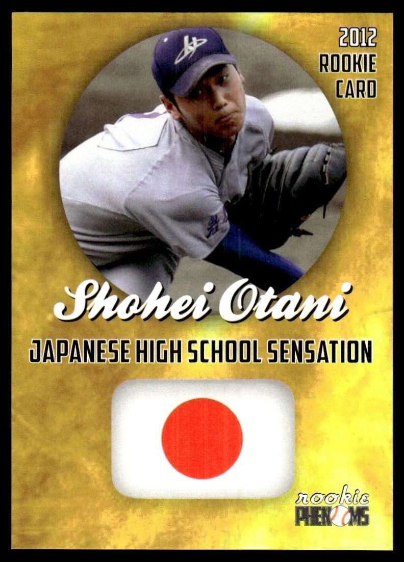 2012 Rookie Phenoms Japanese High School Sensation Shohei Otani