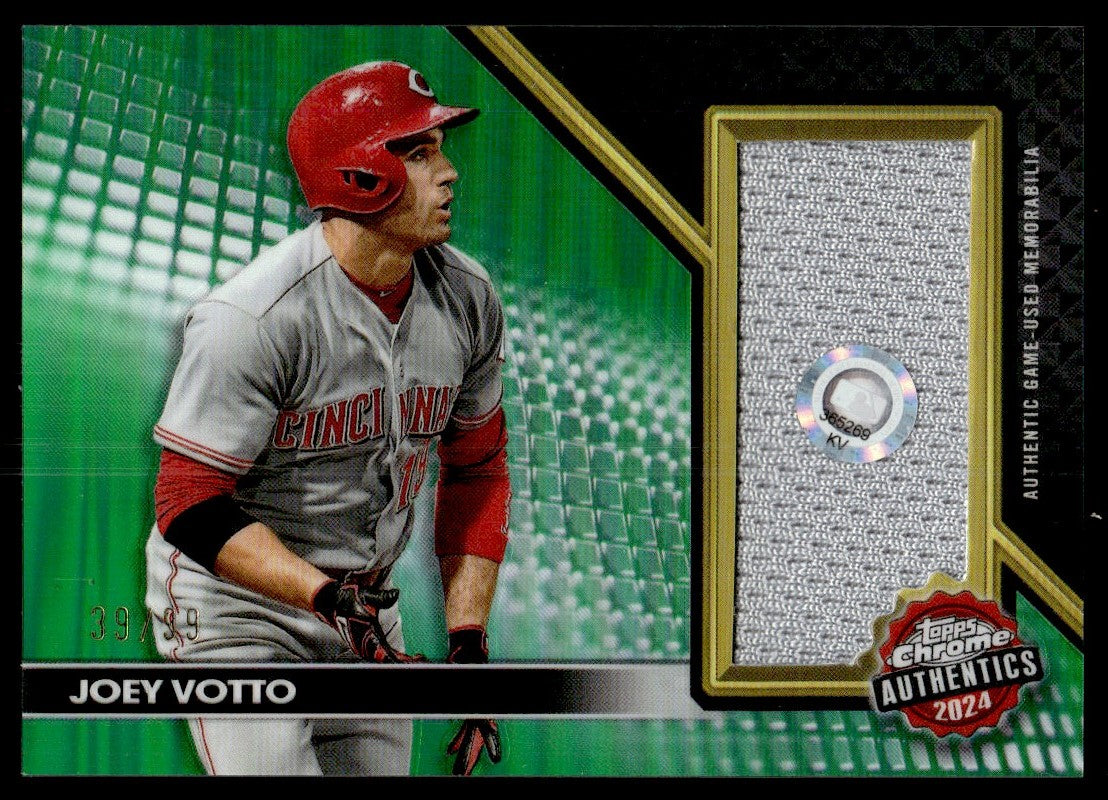 2024 Topps Chrome Authentics Relic /99 Joey Votto