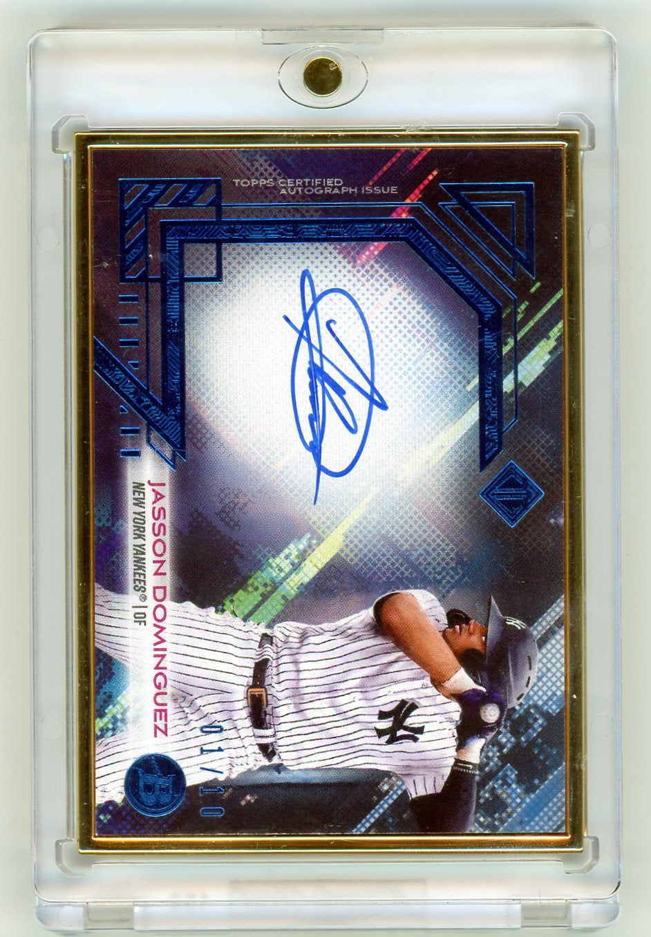 2021 Bowman Transcendent Jasson Dominguez 01/10 Auto New York Yankees