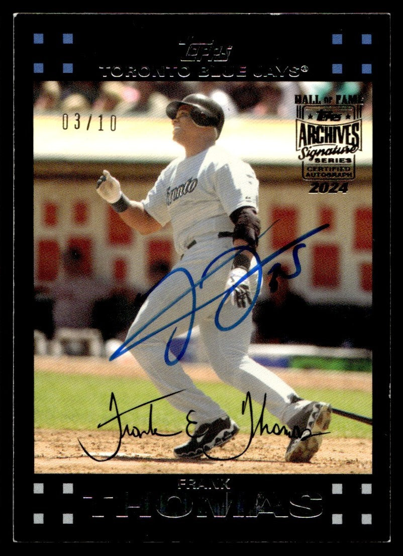 2024 Topps Frank Thomas Archives Signature Series 03/10 #305 Auto