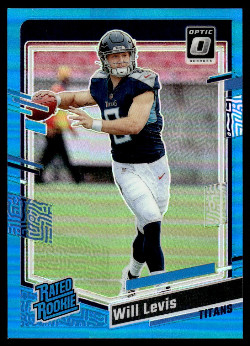 2023 Panini Donruss #298 Will Levis Rookie /299 RC Blue Titans