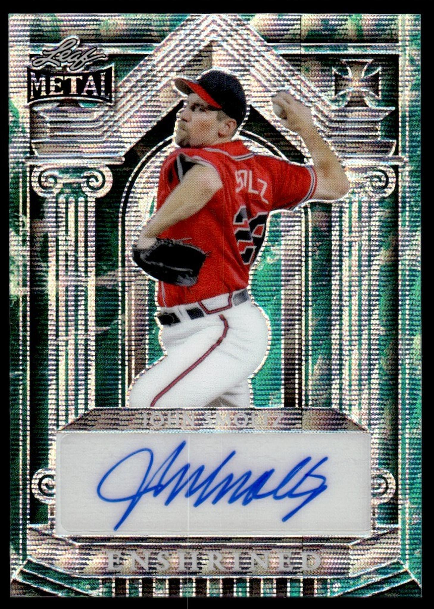 2023 Leaf Metal #E-JS1 John Smoltz Enshrined /6 Auto