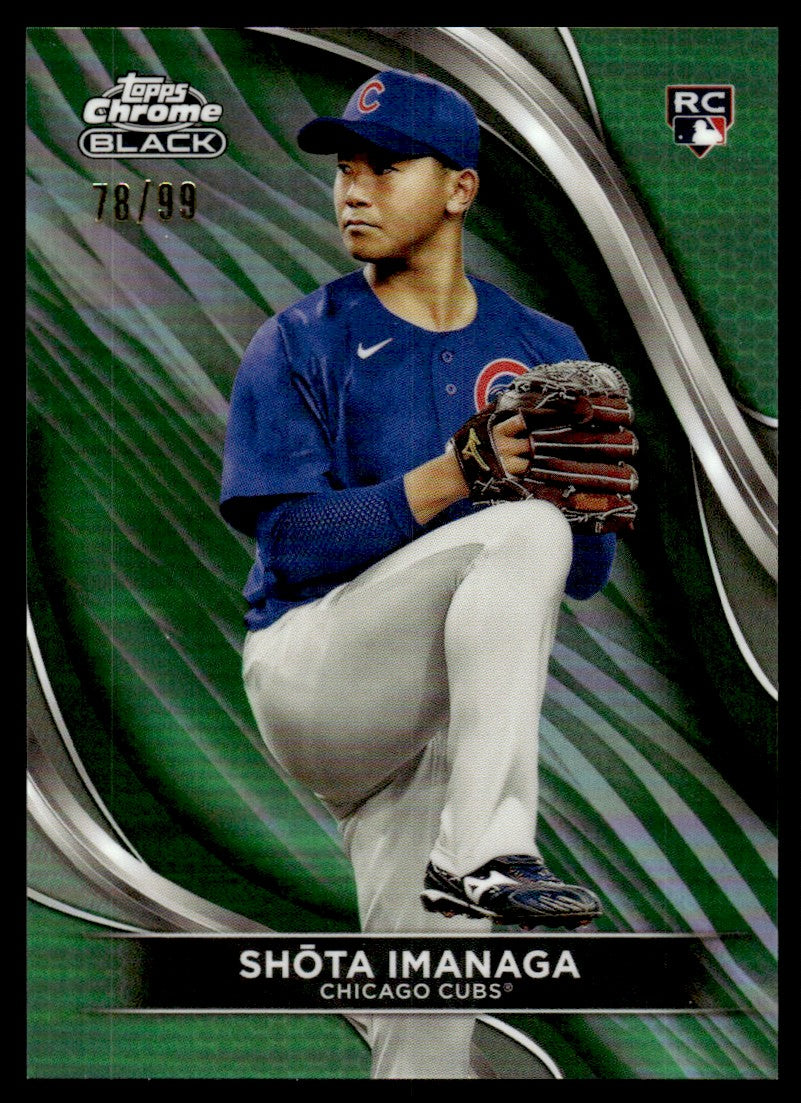 2024 Topps Chrome Black #43 Shōta Imanaga Rookie /99 Chicago Cubs