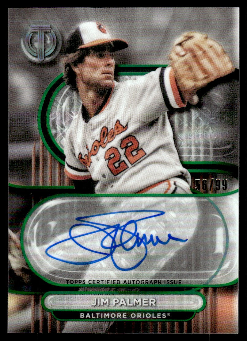 2024 Topps Tribute Auto Green /99 Jim Palmer