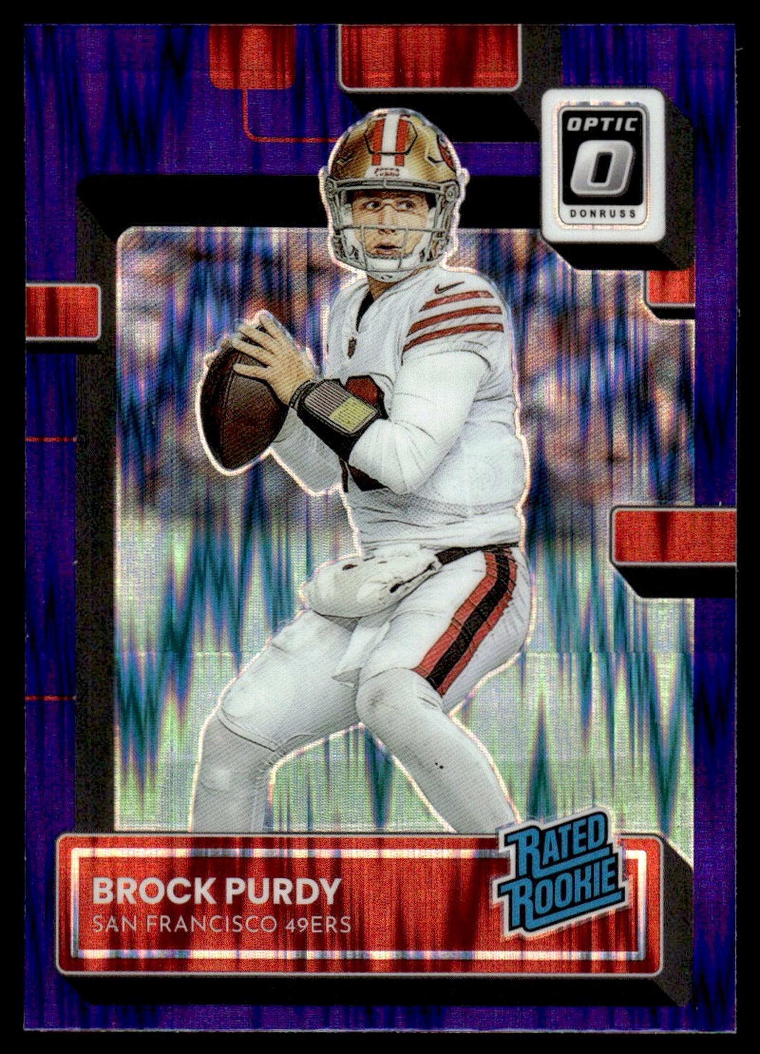 2022 Panini Donruss Optic #277 Brock Purdy Rated Rookie San Francisco 49ers