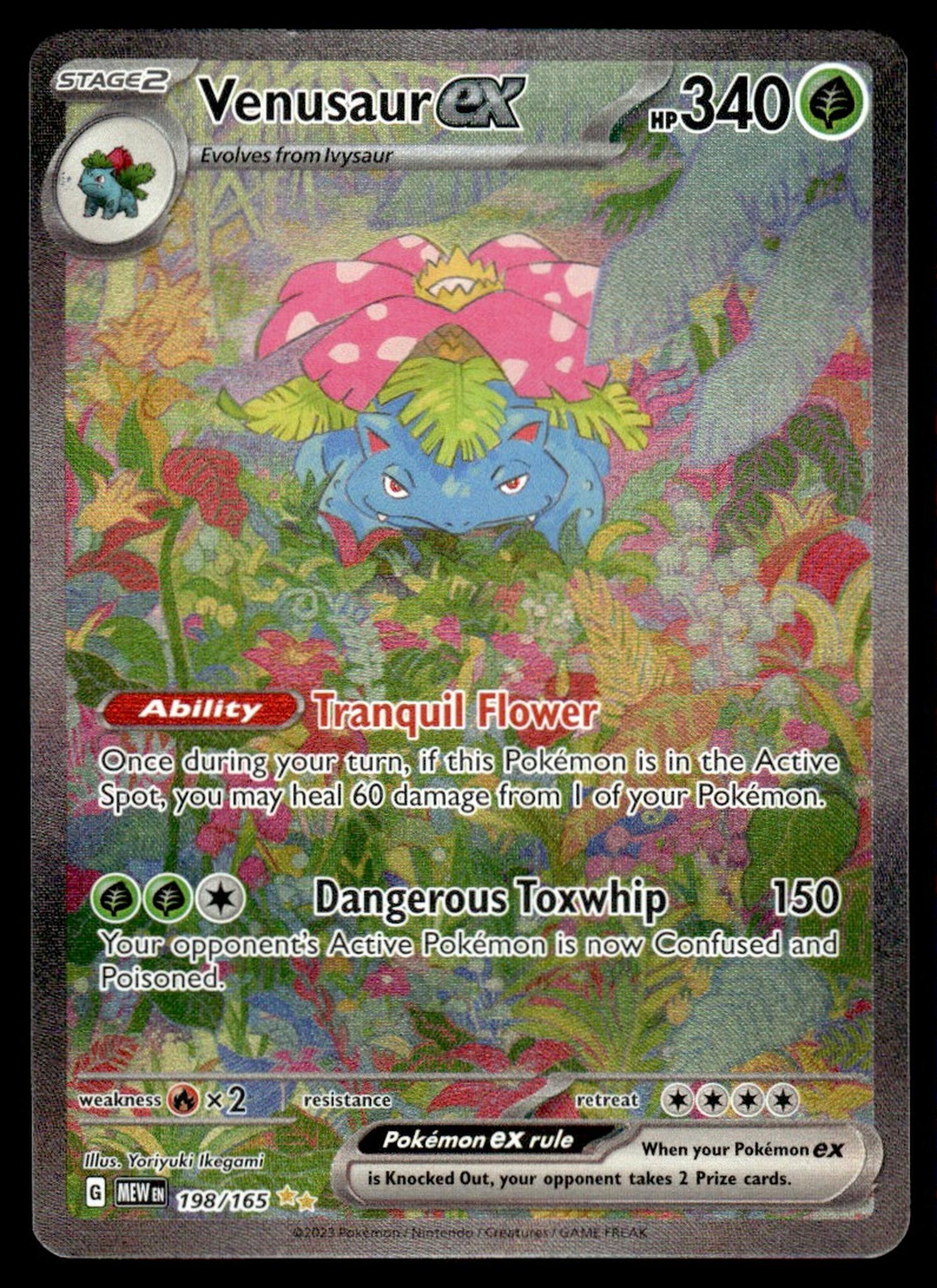 2023 Nintendo Pokemon #198/165 Venusaur GX