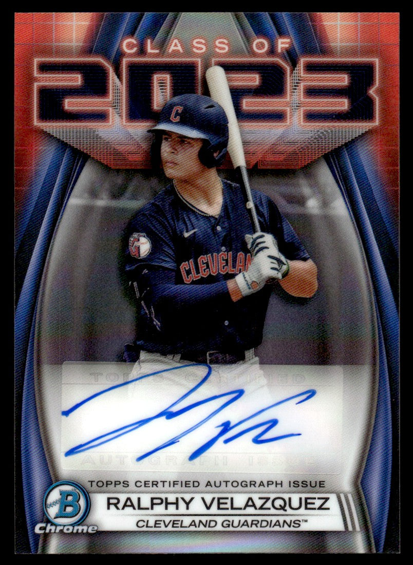 2023 Bowman Draft Class of 2023 Ralphie Velazquez #23A-RV Auto