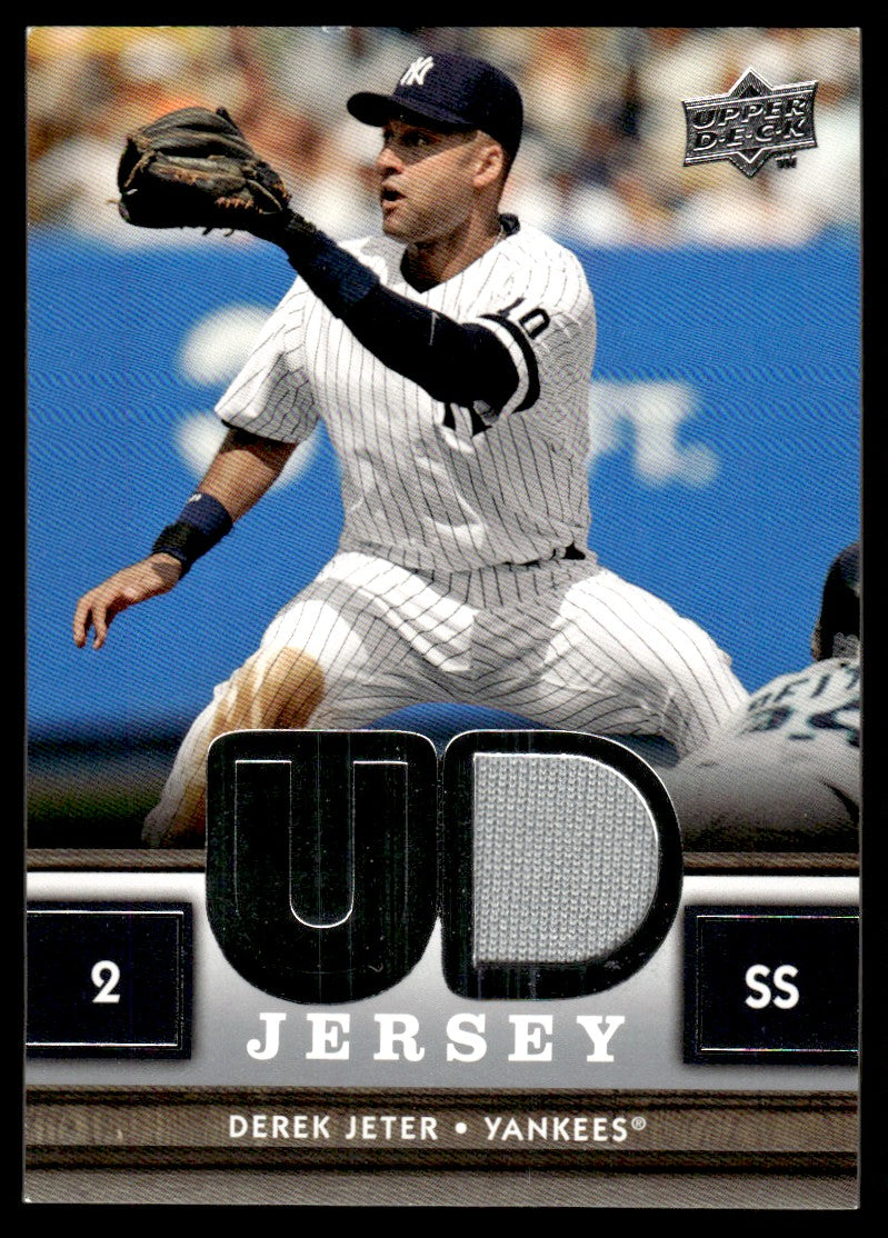 2008 Upper Deck Upper Deck #UDJ-DJ Derek Jeter UD Jersey Yankees