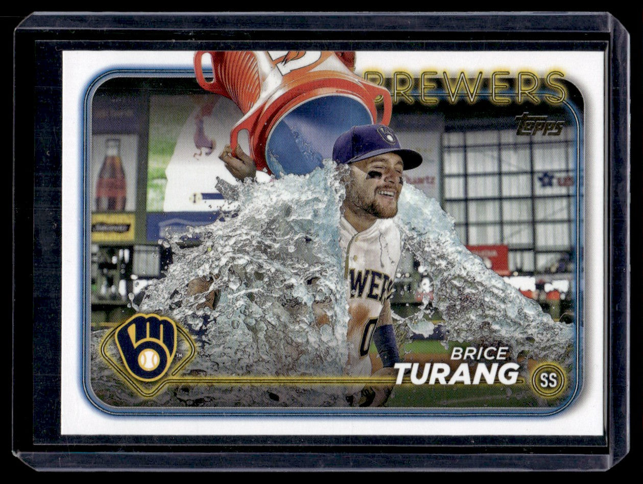 2024 Topps #570 Brice Turang Series Two Milwaukee Brewers