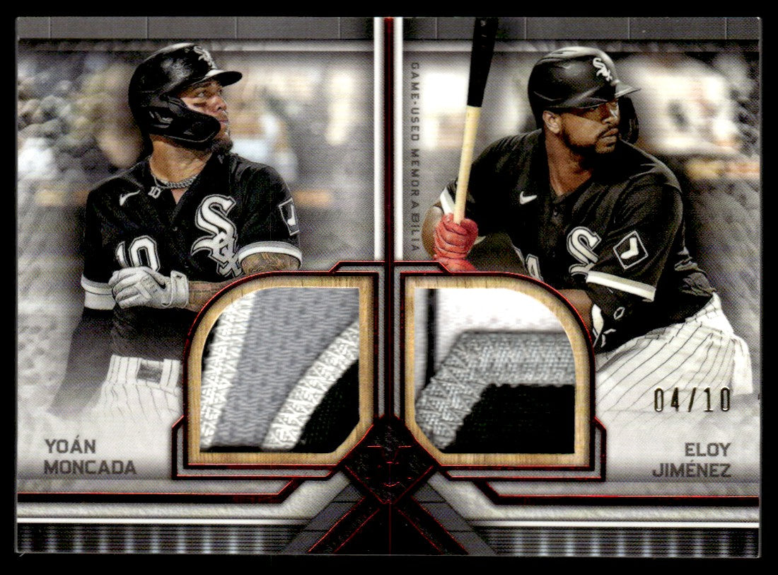 2023 Topps Museum Collection Dual Relic /10 Yoán Moncada/Eloy Jiménez