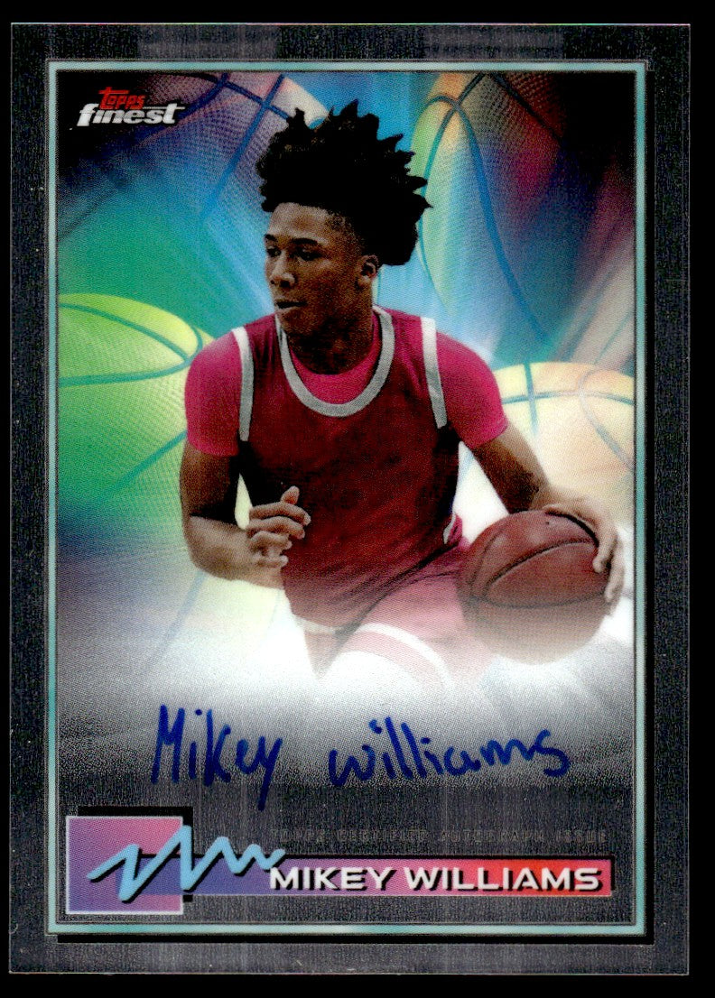 2021 Topps Finest FA-MW Mikey Williams Finest Autograph