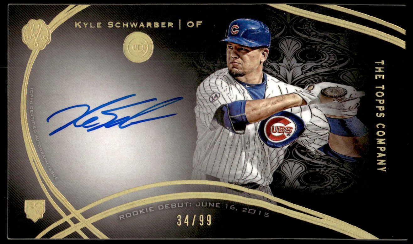 2016 Topps The Mint Arrivals Rookie Auto /99 Kyle Schwarber