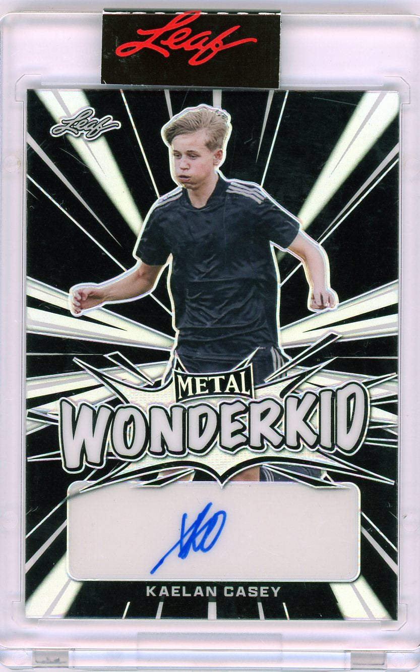 2022 Leaf Metal Wonderkid Kaelan Casey #WK-KC1 Auto /15