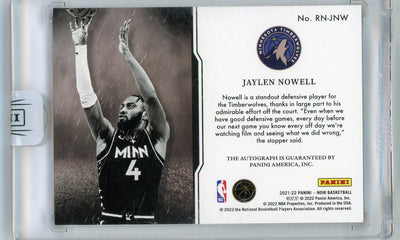 2021 Panini Noir Reigning Nights Jaylen Nowell Auto #RN-JNW /99