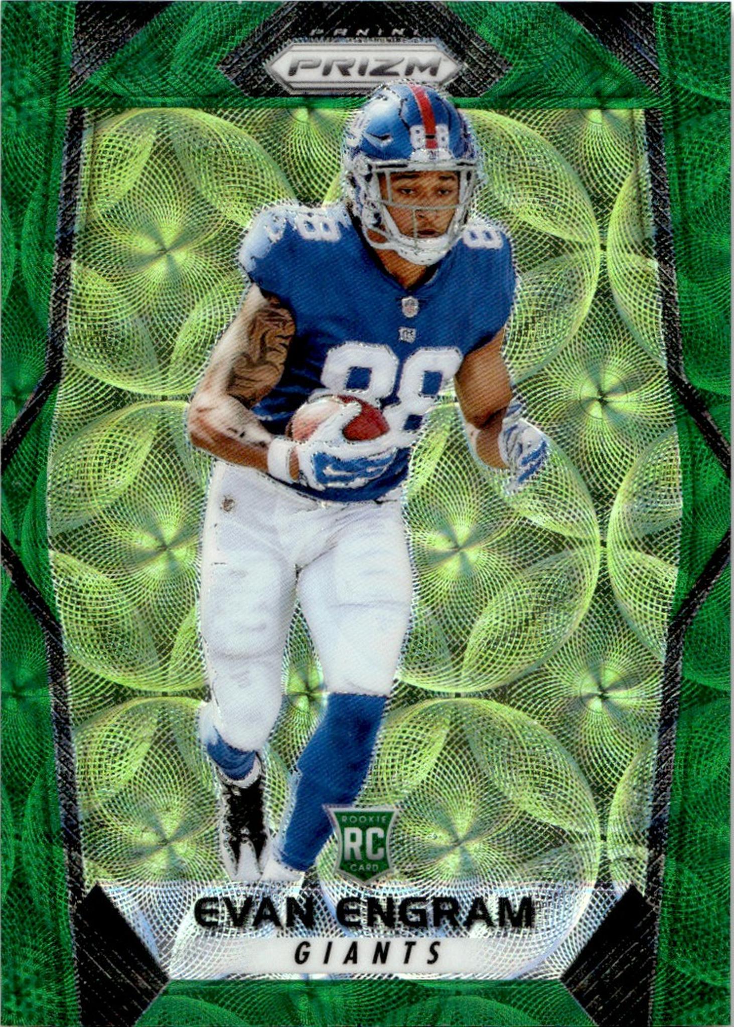 2017 Panini Prizm Green Evan Engram #299 RC /99