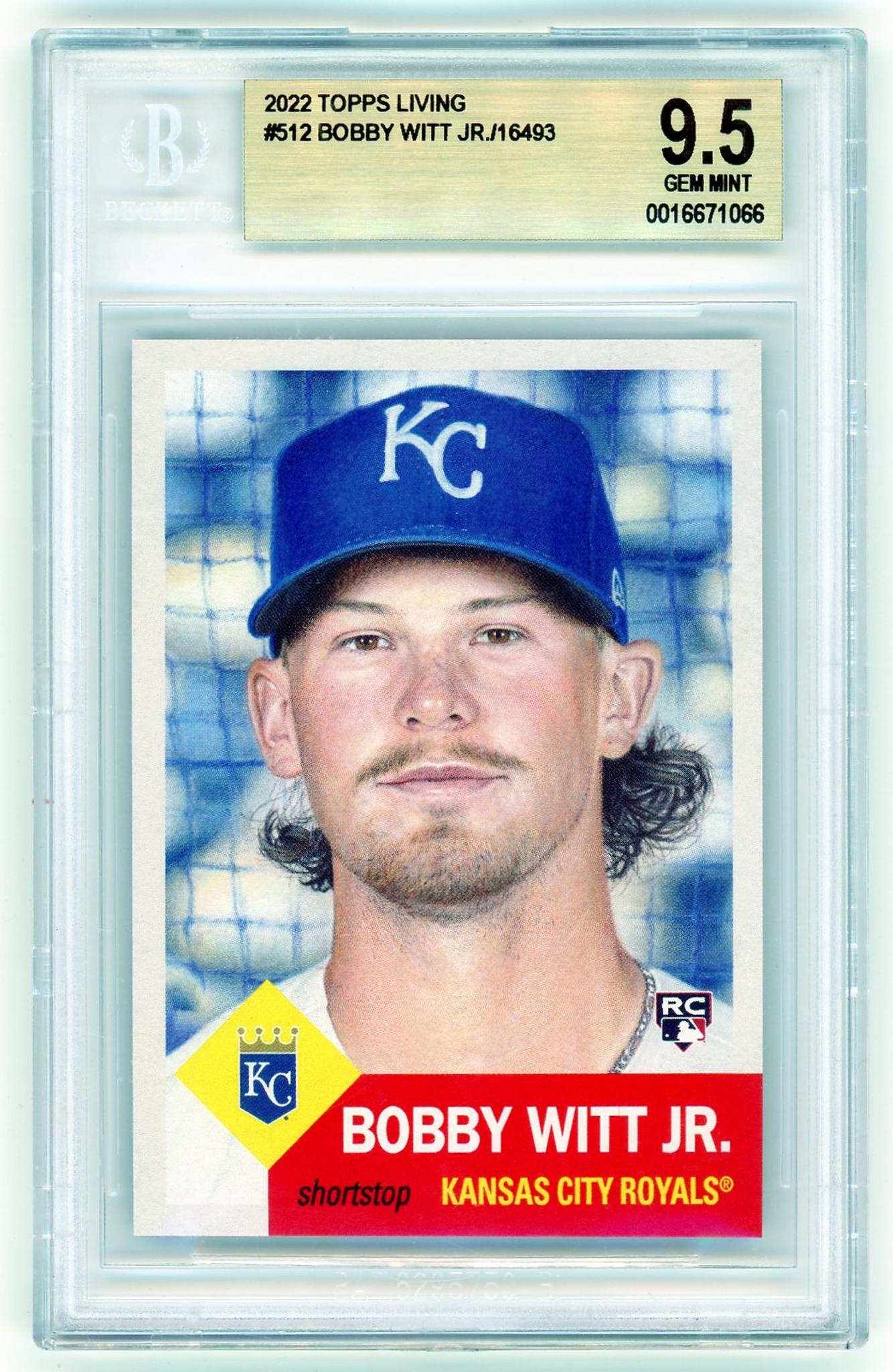 2022 Topps Living Rookie #512 Bobby Witt Jr. BGS 9.5