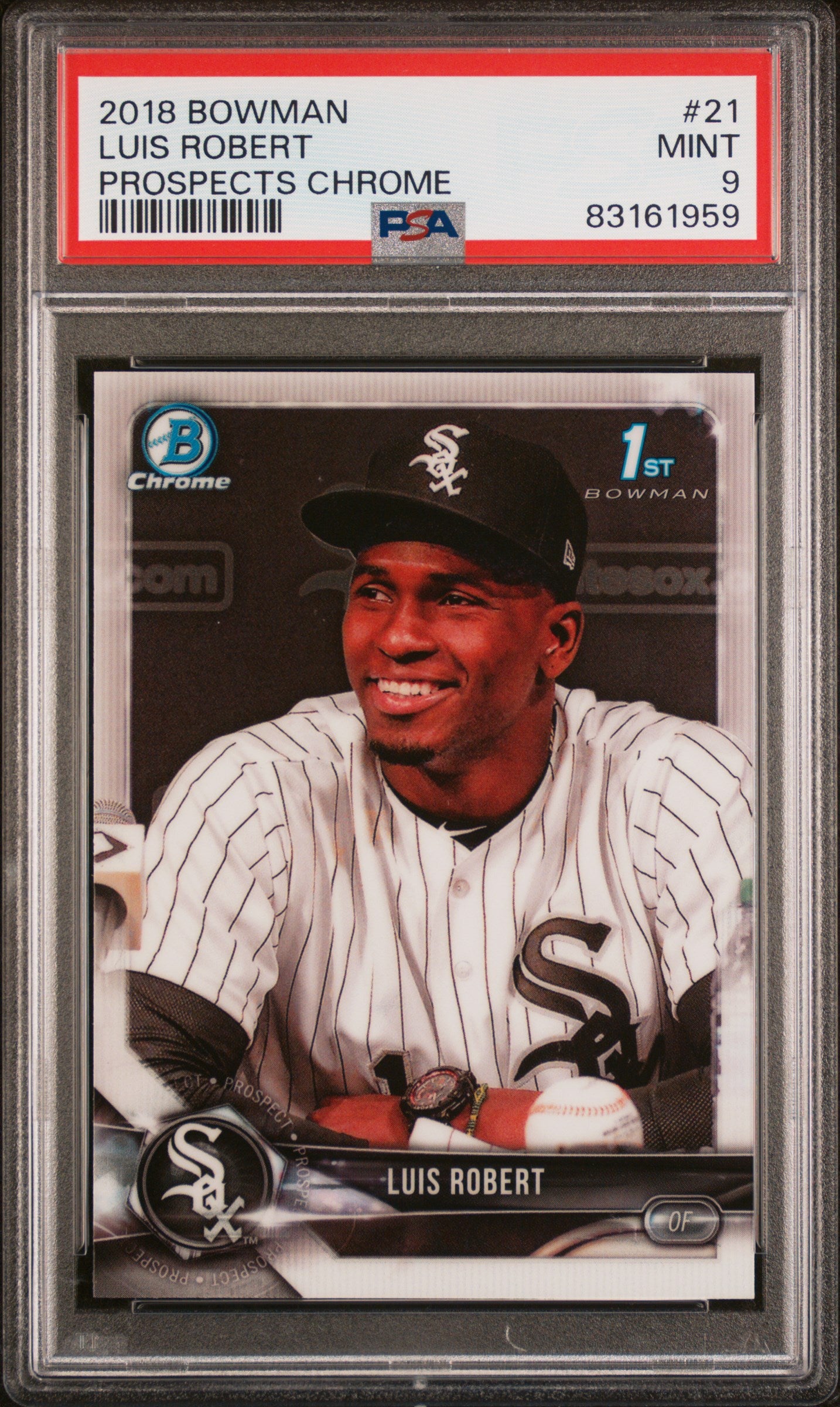 2018 Bowman Prospects Chrome Luis Robert #BCP21 PSA 9