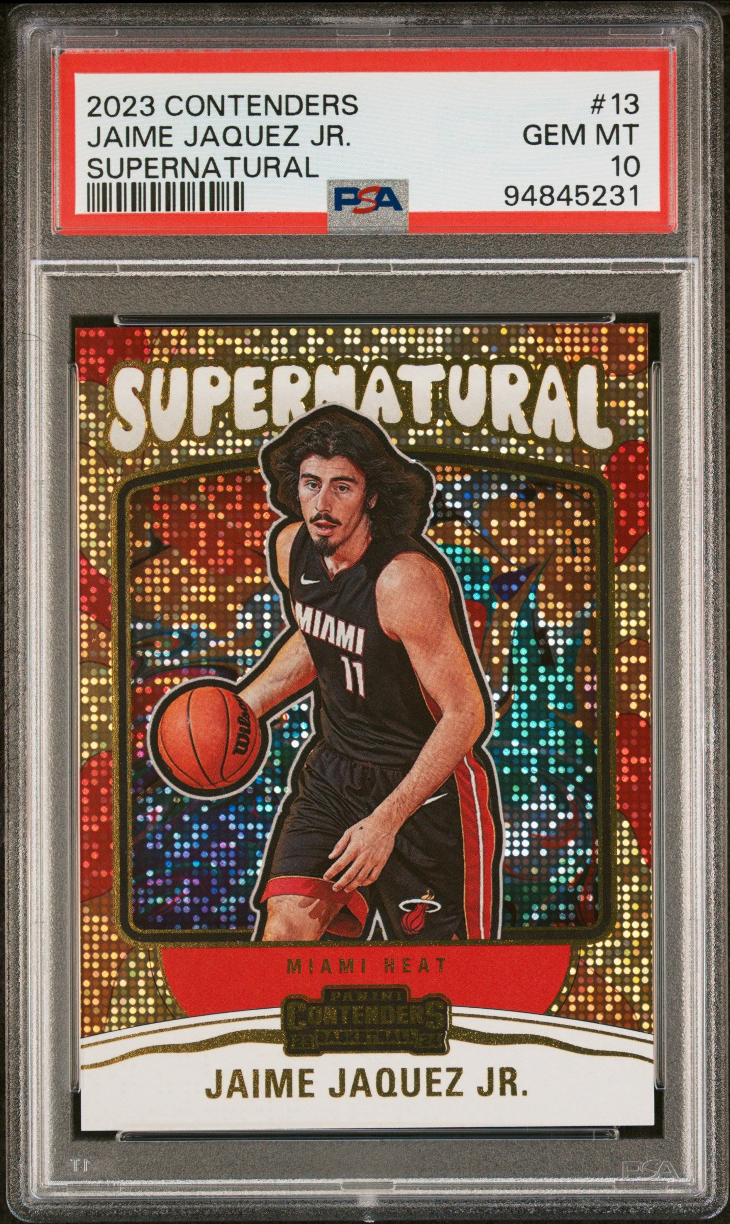 2023 Contenders Supernatural Jaime Jaquez Jr. #13 PSA 10