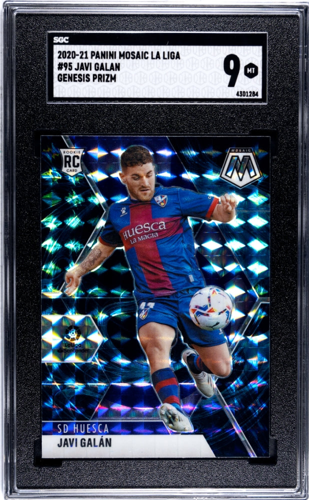 2020-21 Panini Mosaic Genesis Javi Galán #95 RC SGC 9