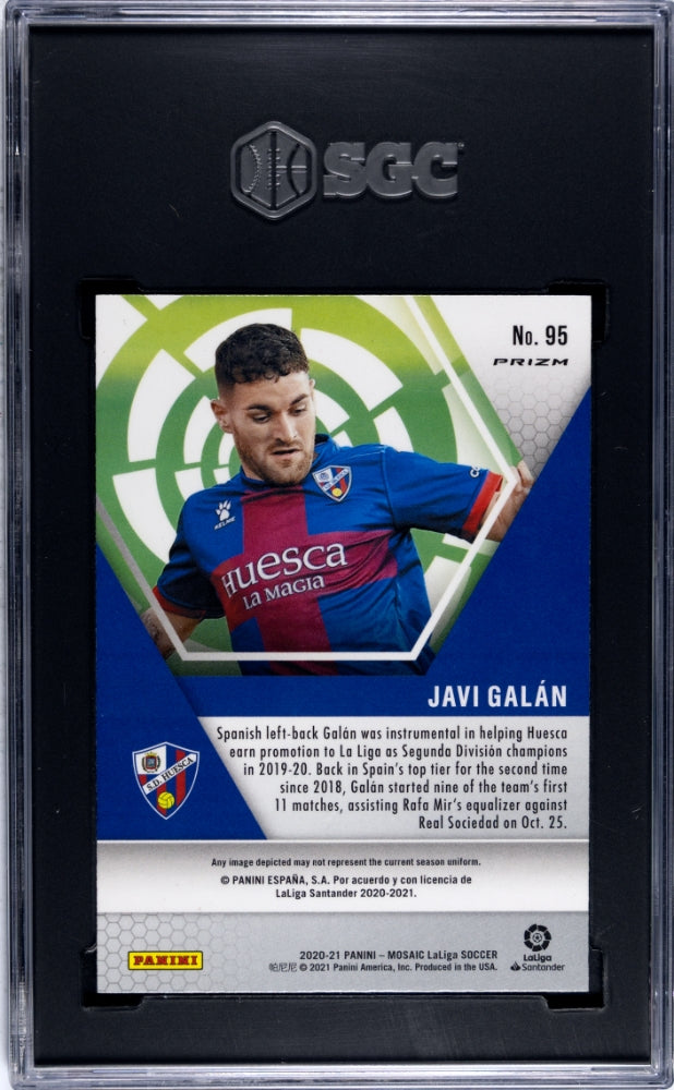 2020-21 Panini Mosaic Genesis Javi Galán #95 RC SGC 9