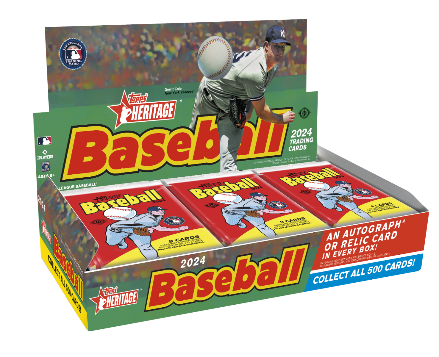 2024 Topps Heritage Baseball Hobby Box