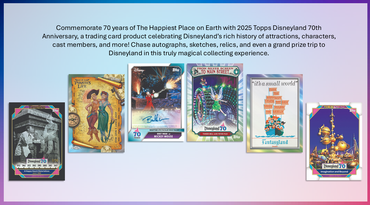 2025 Topps Disneyland 70th Anniversary Blaster Box