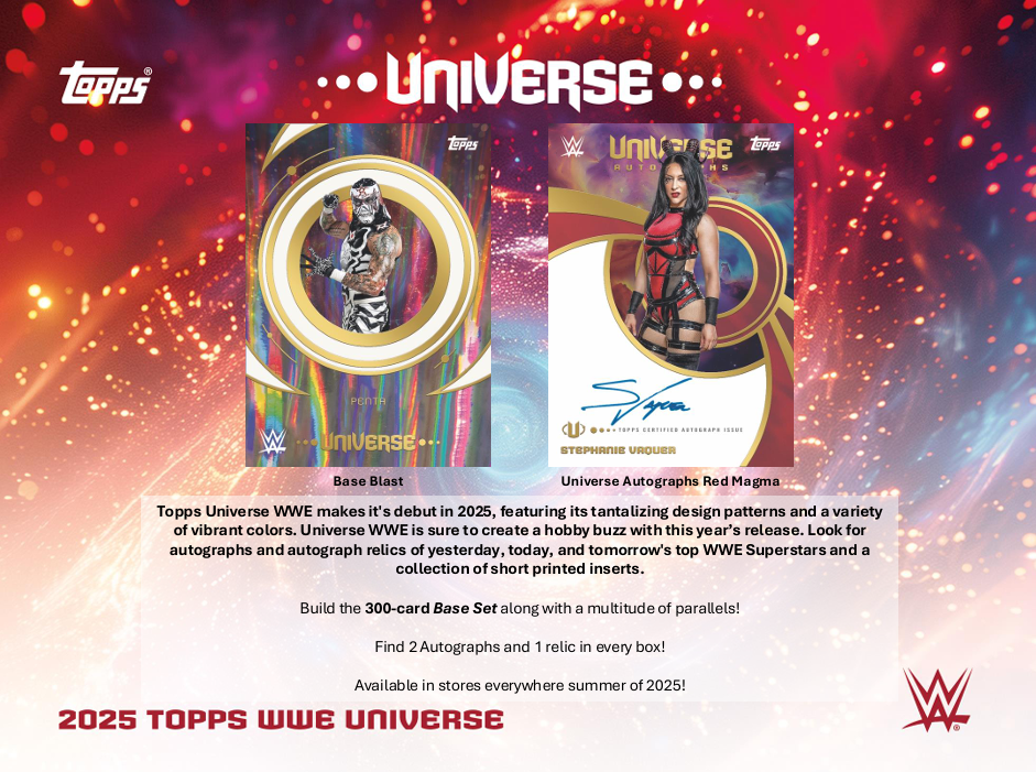 2025 Topps WWE Universe Hobby Box