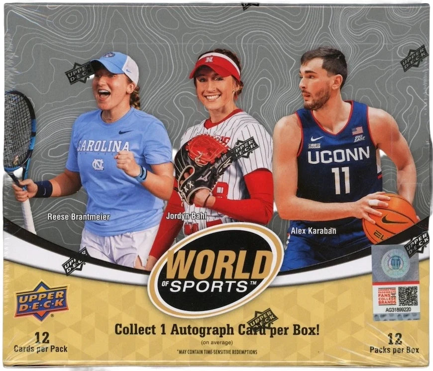 2025 Upper Deck World of Sports Volume 1 Hobby Box