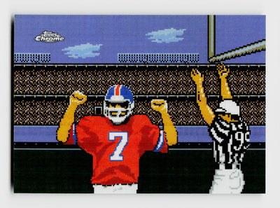2025 Topps Chrome #TECMO-11 John Elway Tecmo Super Bowl SSP