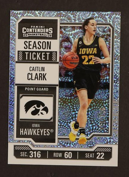 2022 Panini Contenders CC1 Caitlin Clark Iowa Hawkeyes
