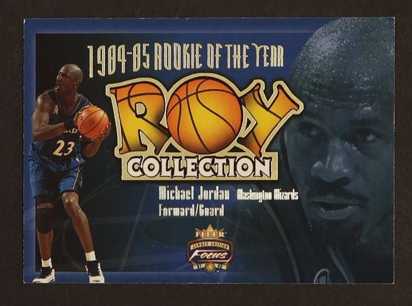 2000 Fleer Focus Michael Jordan Rookie of the Year Collection Washington Wizards